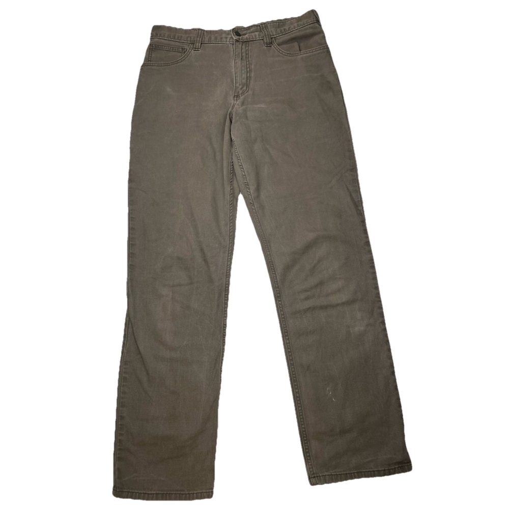 Carhartt Canvas Workwear Pants Men’s 33x32 Relaxed Fit Grey 102517 - Picture 2 of 4